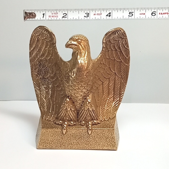 Pair of heavy brass eagle bookends. No flaws - Picture 8 of 8